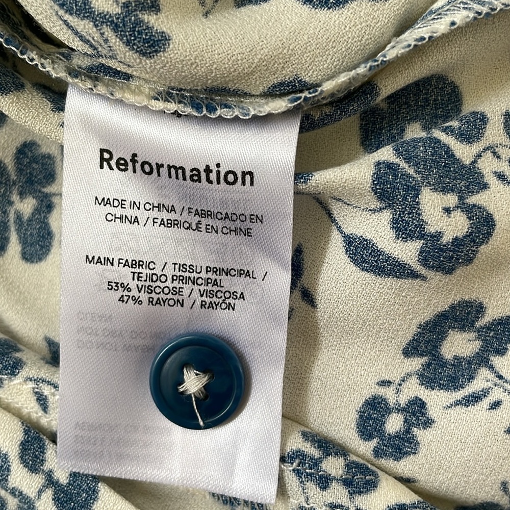 New Reformation Rilynn Mini Dress - Picture 7 of 8